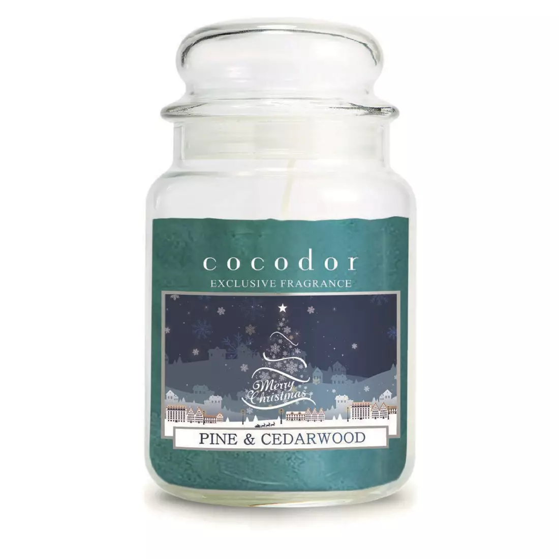 COCODOR vonná svíčka christmas pine&amp;cedarwood 550 g