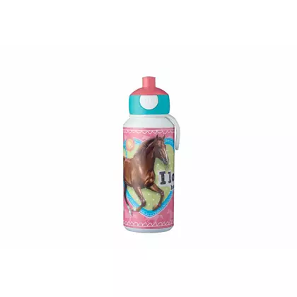 MEPAL POP-UP CAMPUS láhev na vodu pro děti 400 ml, my horse