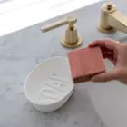 KOZIOL SOAP ORGANIC bílá miska na mýdlo