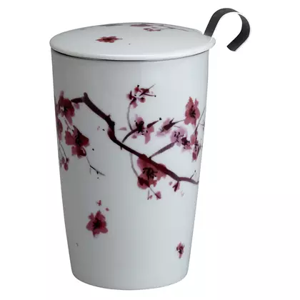 EIGENART TEAEVE termohrnek, porcelán 350 ml, cherry blossom