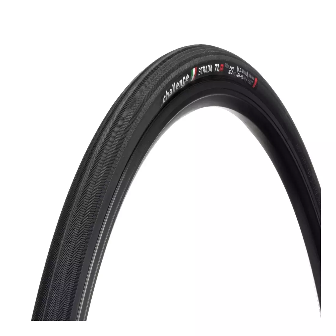 CHALLENGE STRADA pneumatika silničního kola 28&quot; (700x27mm), 120 TPI, TLR, černá