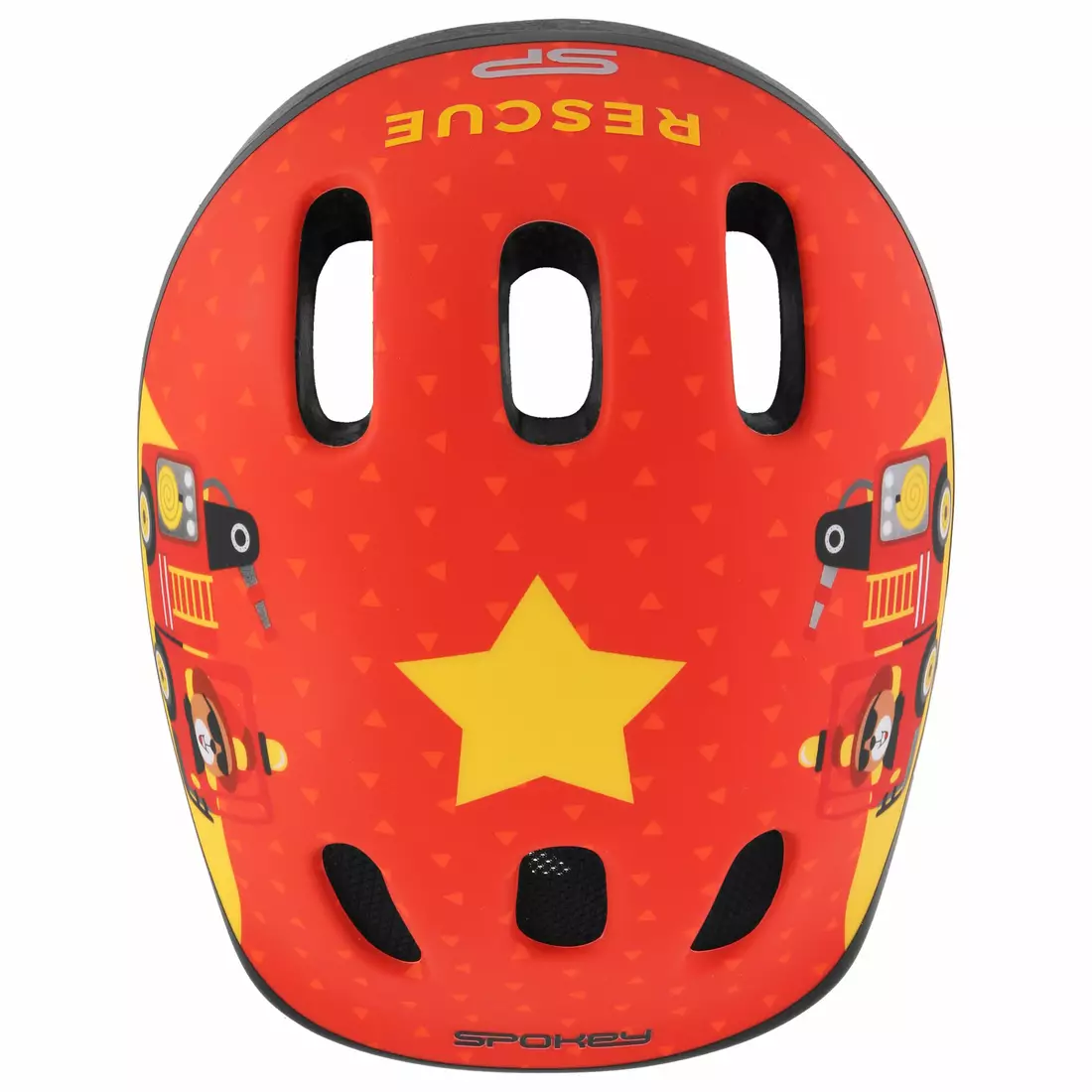 SPOKEY dětská cyklistická helma, fire brigade