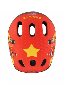 SPOKEY dětská cyklistická helma, fire brigade