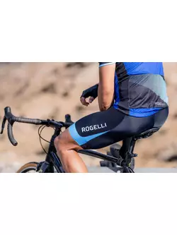 Rogelli FUSE II pánské cyklistické šortky, Černá a modrá