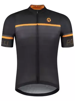 Rogelli HERO II pánský cyklistický dres, černá a oranžová