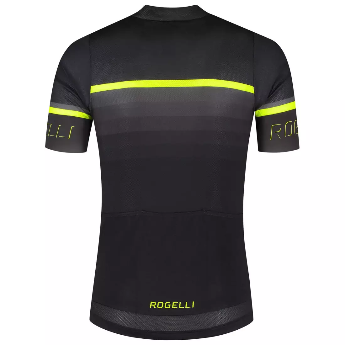 Rogelli HERO II pánský cyklistický dres, černý fluor