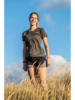 Rogelli KYA dámské běžecké triko, khaki