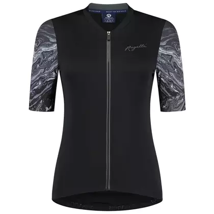 Rogelli LIQUID dámský cyklistický dres, černá a šedá