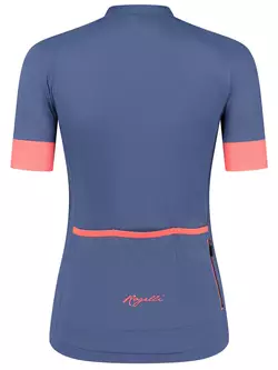 Rogelli MODESTA dámský cyklistický dres, modro-korálový