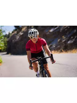 Rogelli MODESTA dámský cyklistický dres, třešeň