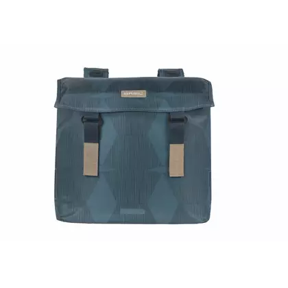 BASIL ELEGANCE DOUBLE BAG dvojitá zadní taška na kolo 40 L, estate blue