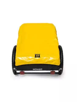 BURLEY NOMAD přívěs na zavazadla 105 L, Černá a žlutá