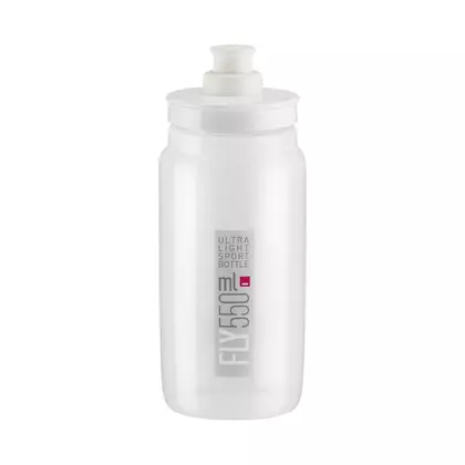 ELITE FLY TEX cyklistická láhev na vodu 550 ml, clear