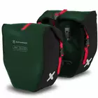 EXTRAWHEEL BIKER POLYESTER zadní kufry na kolo, zelené a černé 50 L
