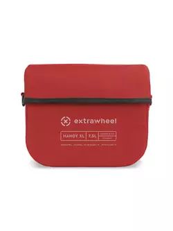 EXTRAWHEEL HANDY PREMIUM CORDURA XL taška na řídítka kola, Červené 7,5 L