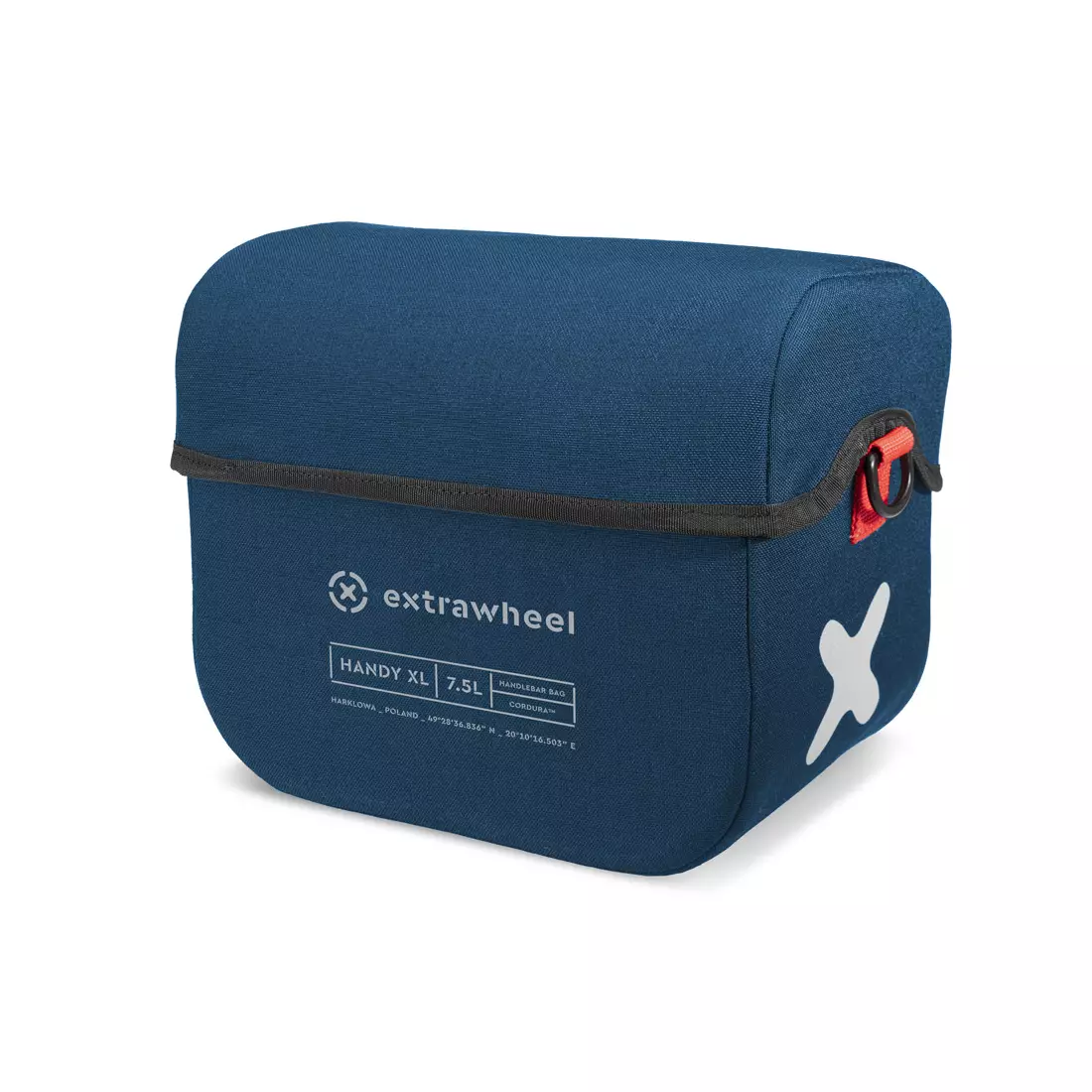 EXTRAWHEEL HANDY PREMIUM CORDURA XL taška na řídítka kola, modrý 7,5 L
