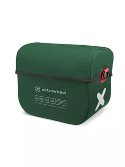 EXTRAWHEEL HANDY PREMIUM CORDURA XL taška na řídítka kola, zelená 7,5 L