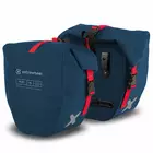 EXTRAWHEEL RIDER PREMIUM CORDURA brašna na kolo na nosič zavazadel, modrá 2x15 L