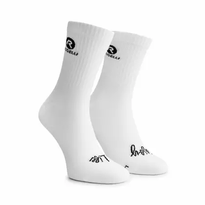 Rogelli LOGO  ponožky bílé