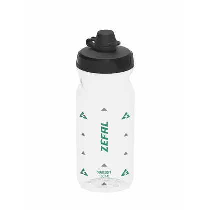 ZEFAL SENSE SOFT 65 NO-MUD cyklistická láhev na vodu 650 ml translucent