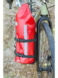 ZEFAL Z ADVENTURE FORK PACK &amp; HOLDER taška na kolo na vidlici 6l, červená