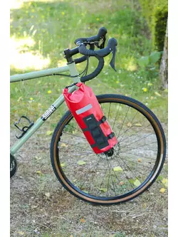 ZEFAL Z ADVENTURE FORK PACK &amp; HOLDER taška na kolo na vidlici 6l, červená