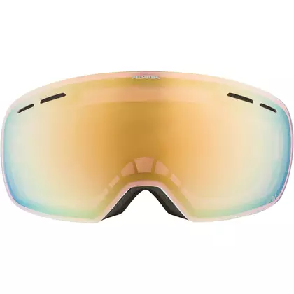 Lyžařské/snowboardové brýle ALPINA, fotochromy M50 GRANBY QV WHITE GLOSS sklo QV GOLD SPH S2-3