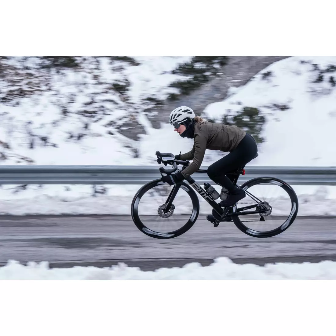 Dámská zimní cyklistická bunda Rogelli CORE zelená