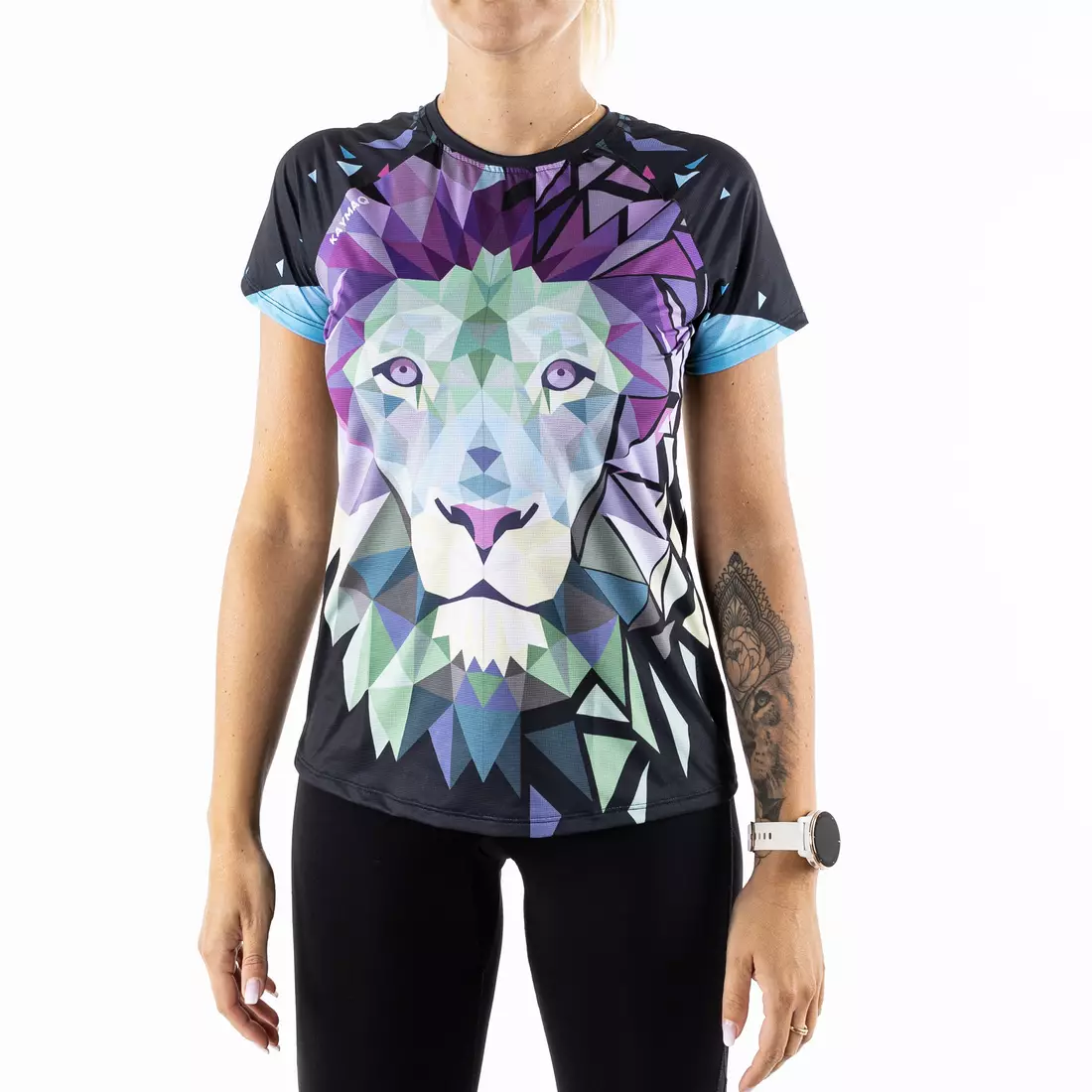 KAYMAQ POLYGONAL LION PRO MESH Dámské sportovní/běžecké tričko