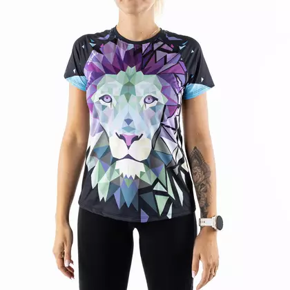 KAYMAQ POLYGONAL LION PRO MESH Dámské sportovní/běžecké tričko