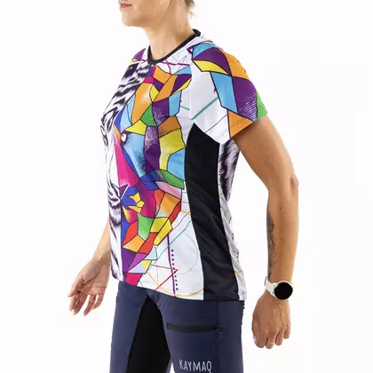 KAYMAQ TIGER dámský volný MTB cyklistický dres s krátkým rukávem