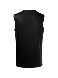 MALFINI BREEZE Sportovní pánské tílko bez rukávů, 100 % polyester, černé 8200112
