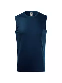 MALFINI BREEZE Sportovní pánské tílko bez rukávů, 100 % polyester, námořnická modř 8200212