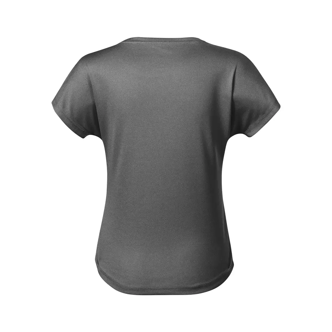 MALFINI CHANCE GRS Dámské sportovní tričko, krátký rukáv, mikro polyester z recyklovaných materiálů, černá melírovaná 811M112