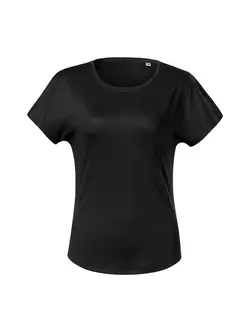 MALFINI CHANCE GRS Dámské sportovní tričko, krátký rukáv, mikro polyester z recyklovaných materiálů, černé 8110112