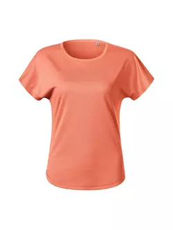 MALFINI CHANCE GRS Dámské sportovní tričko, krátký rukáv, mikro polyester z recyklovaných materiálů, sunset melírovaná 811M912