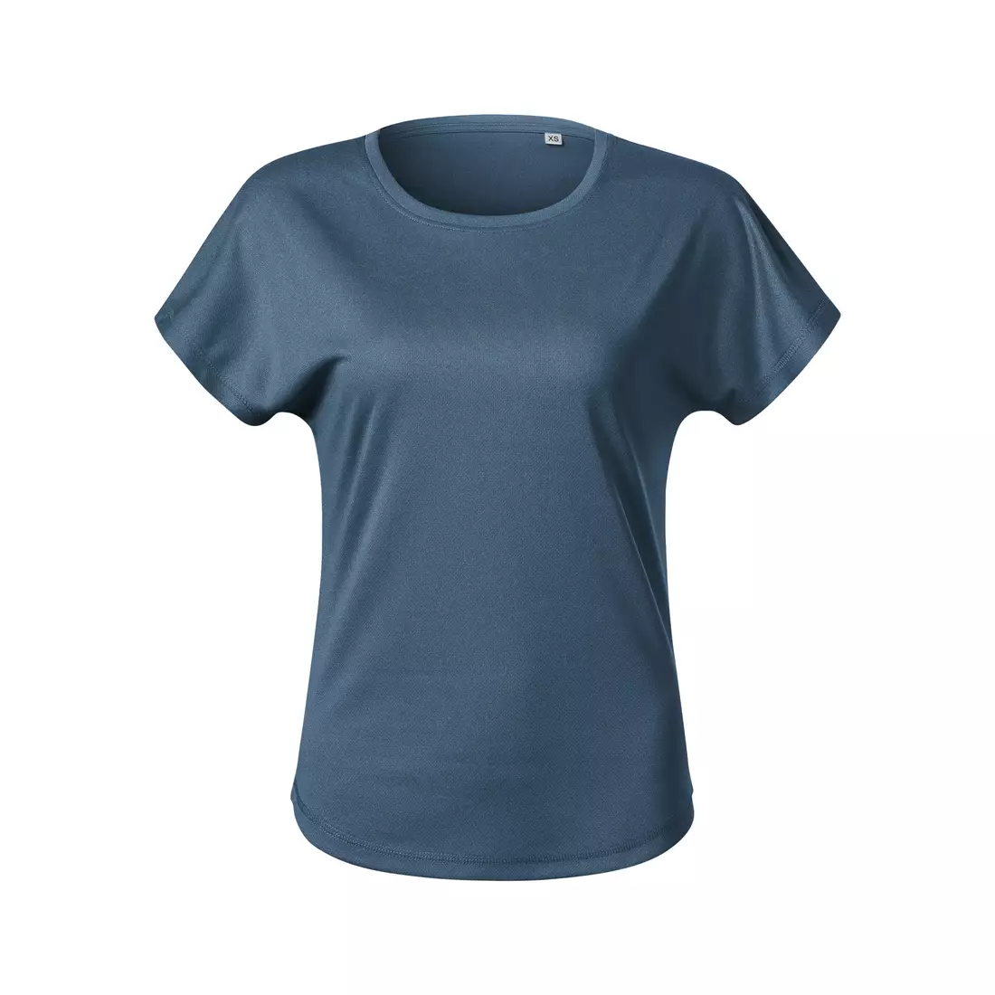 MALFINI CHANCE GRS Dámské sportovní tričko, krátký rukáv, mikro polyester z recyklovaných materiálů, tmavě džínově modrá melírovaná 811M212