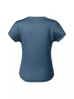 MALFINI CHANCE GRS Dámské sportovní tričko, krátký rukáv, mikro polyester z recyklovaných materiálů, tmavě džínově modrá melírovaná 811M212