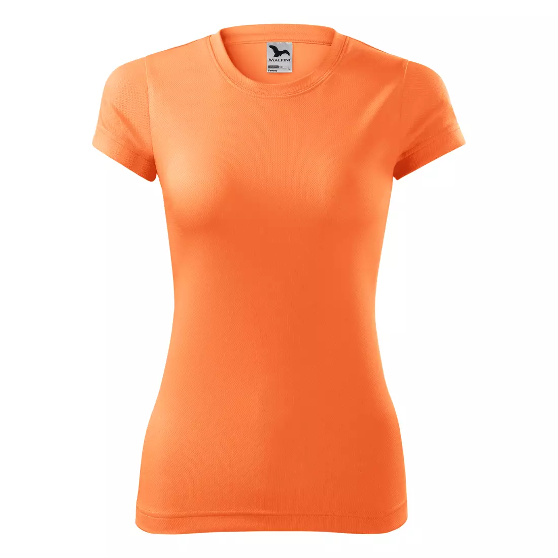 MALFINI FANTASY - Dámské sportovní tričko z 100 % polyesteru, neonově mandarinkové 1408812-140