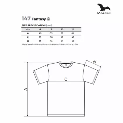 MALFINI FANTASY - Dětské sportovní tričko z 100 % polyesteru, žlutý 1470409-147
