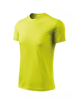 MALFINI FANTASY - pánské sportovní tričko z 100% polyesteru, neonově žluté 1249013-124