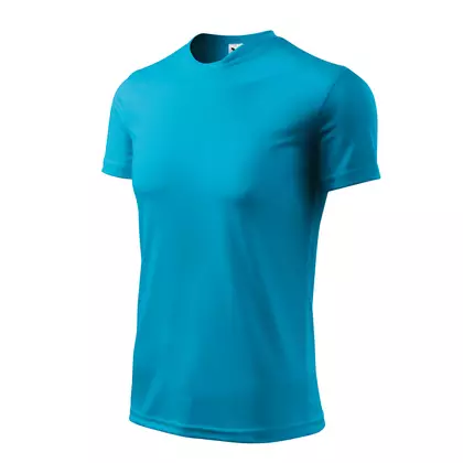 MALFINI FANTASY - pánské sportovní tričko z 100% polyesteru, tyrkysově modré 1244413-124