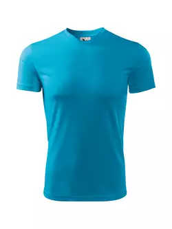 MALFINI FANTASY - pánské sportovní tričko z 100% polyesteru, tyrkysově modré 1244413-124
