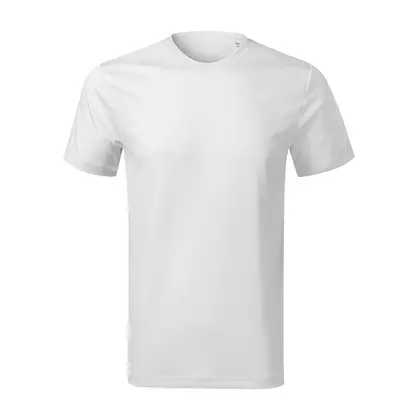 MALFINI CHANCE GRS Pánské sportovní tričko, krátký rukáv, mikro polyester z recyklovaných materiálů, bílé 8100013