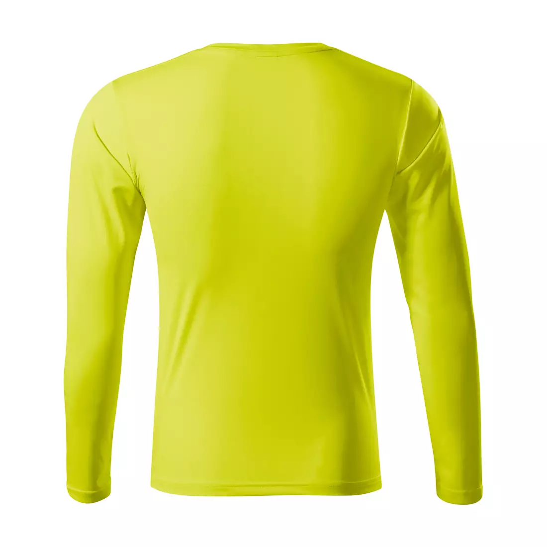 MALFINI PRIDE Pánská sportovní dlouhý rukáv tričko, neonově žlutá 1689012