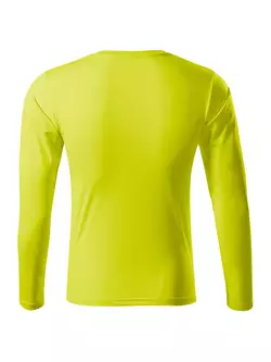 MALFINI PRIDE Pánská sportovní dlouhý rukáv tričko, neonově žlutá 1689012