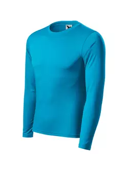 MALFINI PRIDE Pánská sportovní dlouhý rukáv tričko, tyrkysová 1684412