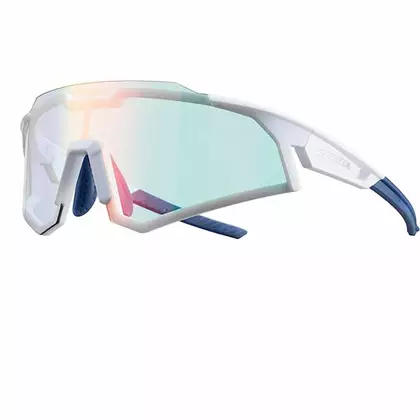 Rockbros Sportovní / Cyklistické fototónové sluneční brýle, Bílé 14110006002
