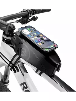 Rockbros cyklistická taška na horní trubku s držákem na telefon, černá 30120018001