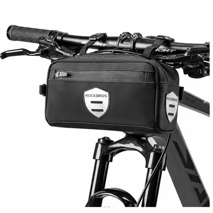 Rockbros multifunkční cyklistická taška / taška na řídítka, černá B82
